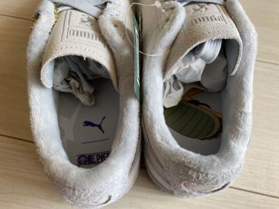 Pre-owned Puma X One Piece Suede Lufy Gear 5 Feather Gray 396524-01 Men's Us8.0 26.0cm