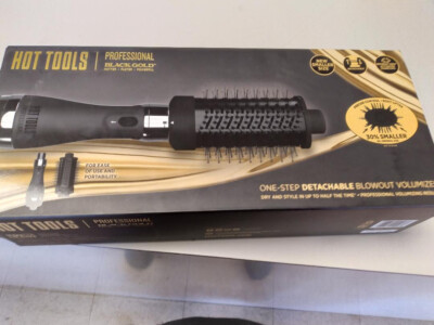 Hot Tools Professional Black Gold Blowout Volumizer Brush Hair Dryer
