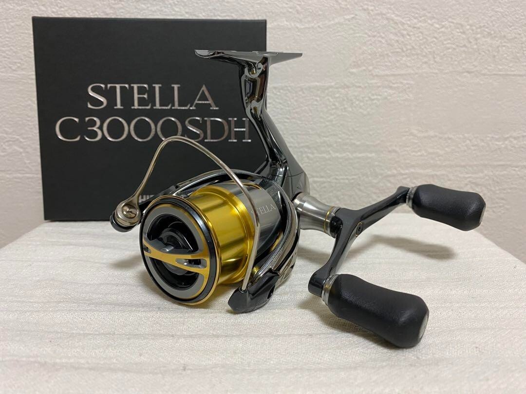 SHIMANO - 14ステラ C3000SDH Shimano 14 Stella C3000SDH Spinning Reel Used Fishing Gear