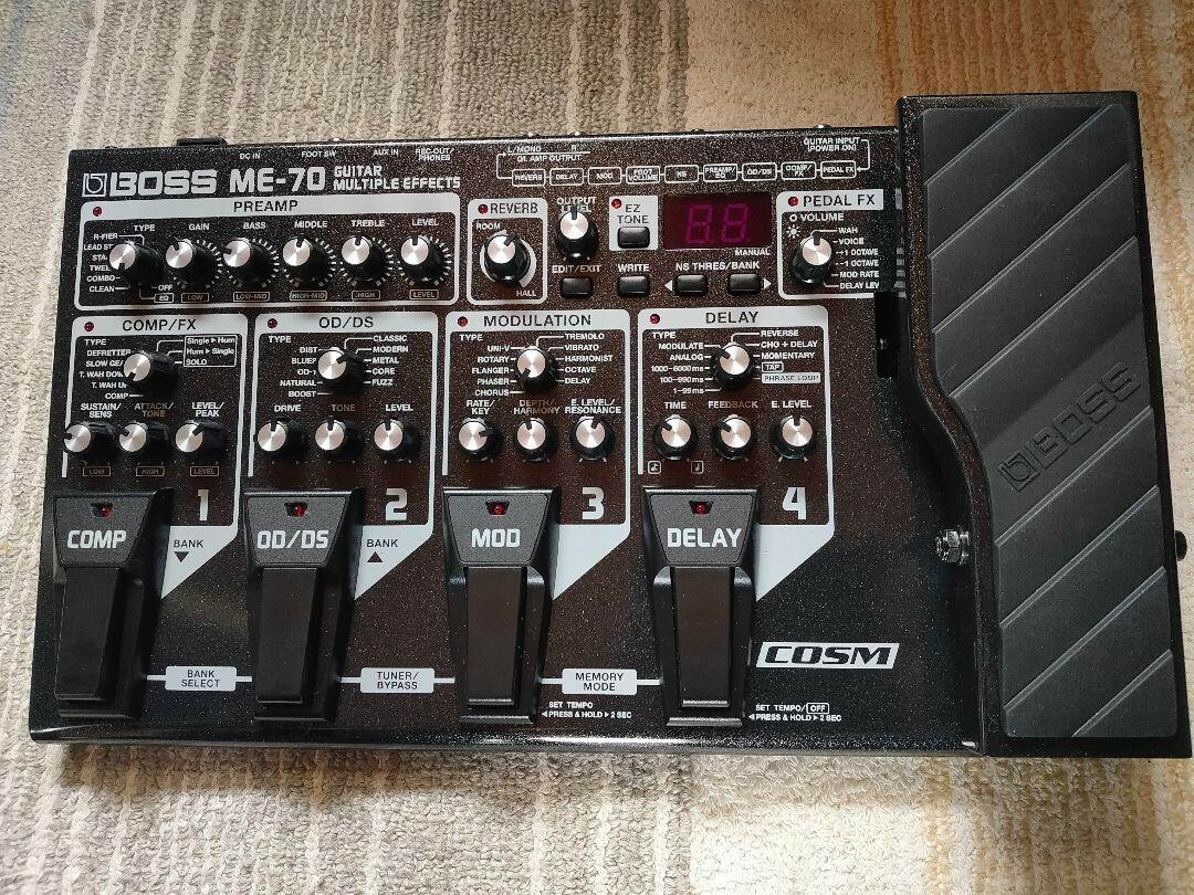 ギター BOSS ME-70 Amazon.com: Boss ME-70 Guitar Multiple Effects Pedal Board