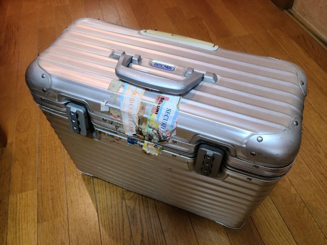 RIMOWA PILOT TROLLY 36L Silver Aluminium 2-wheels Carry Case