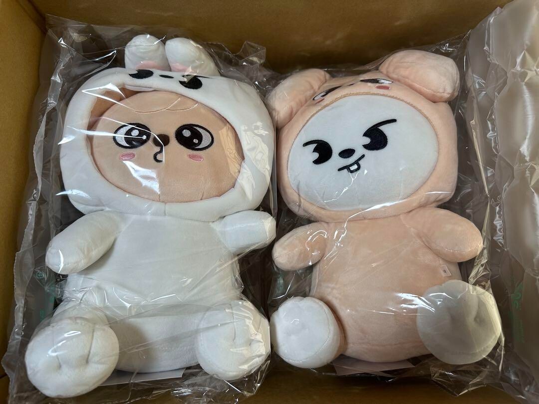 straykids 5clock 10cmぬい Leebit PuppyM Stray Kids Fan Connecting SKZ TOY WORLD PuppyM & Leebit