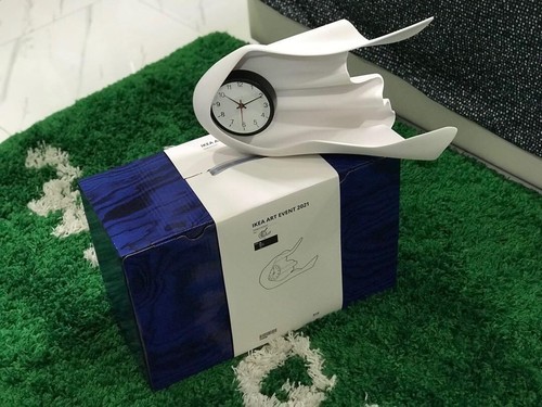 新品　未開封　アーシャム　イケア　時計　arsham IKEA clock ダニ Daniel Arsham X IKEA ART EVENT 2021 CLOCK WHITE W/ BOX | eBay