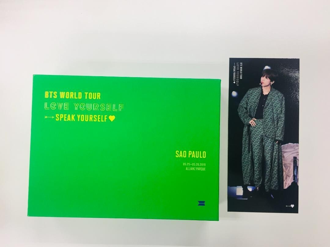 BTS LOVE YOURSELF SAO PAULO WORLD TOUR DVD SPEAK YOURSELF