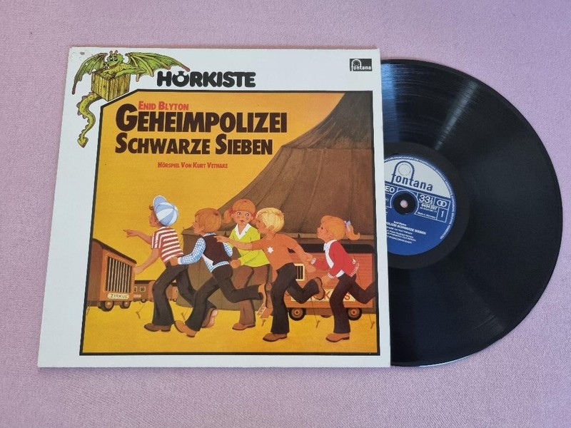 Lp HÃ¶Rspiel Von Enid Blyton - Geheimpolizei Schwarze Sieben / HÃ¶Rkiste