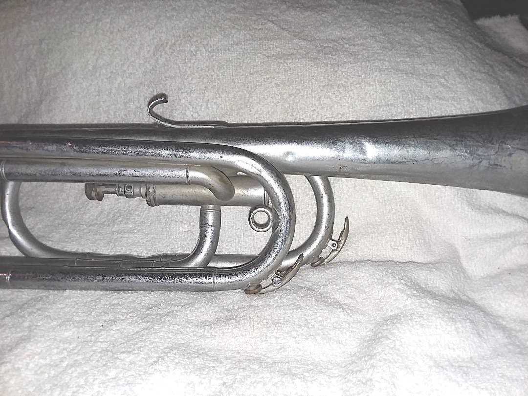 Antique C.G. Conn Single Valve Trumpet. 1909-1910 . #111026