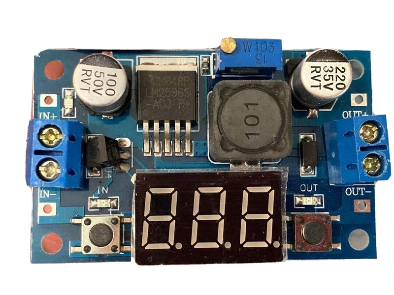 NEW- Voltage Regulator LM2596 LED Step Down Power Converter