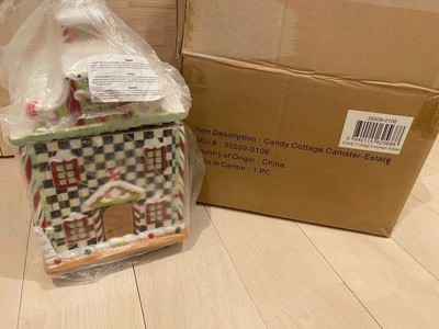 MacKenzie-Childs Candy Cottage Canister