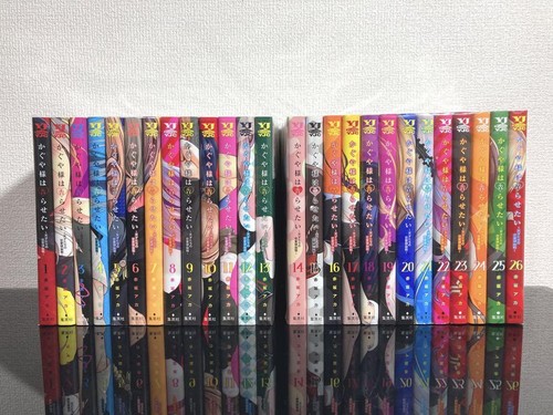 Kaguya-Sama Love Is War Volume 1-26 complete Set Aka Akasaka