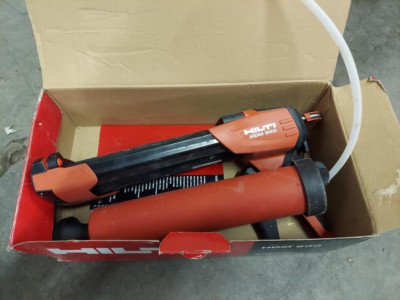 HILTI HDM500 EPOXY GUN MANUAL ANCHOR ADHESIVE DISPENSER WITH PUFFER BLOW GUN WOW