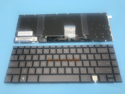 NEW For HP Spectre x360 14-ea0000 14-ea1000 14-ea2000 English Keyboard Brown