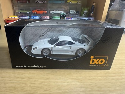 ixo 1/43 Ferrari F40 White Minicar | eBay