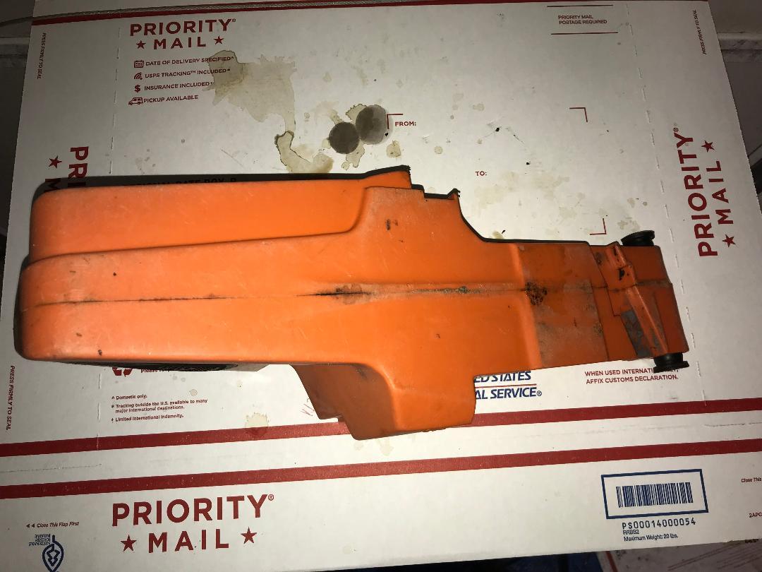 OEM Husqvarna 55, 51, 51 Rancher Chainsaw Throttle Handle Gas Tank Housing