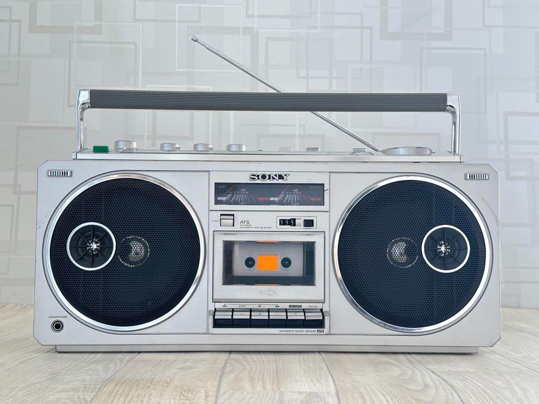 SONY／ラジカセ／CFS-66／メンテナンス済み／メンテセット／訳あり Sony CFS-66 Portable Stereo Cassette Recorder Radio 1981