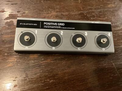 Positive Grid BT-4 Bluetooth MIDI Foot Controller Hands Free Expression Pedal