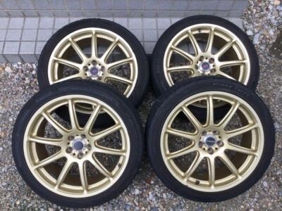 Y197[送料無料]PRODRIVE GC-010E サイズ18X7.5J JDM Wheels Prodrive GC-010E 18inch 7.5J+48 PCD100 for Subaru