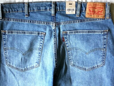 Levi's Men's 531 0118 ATHLETIC SLIM 38x30 Mark My Words Blue ECO STRETCH NWT $80