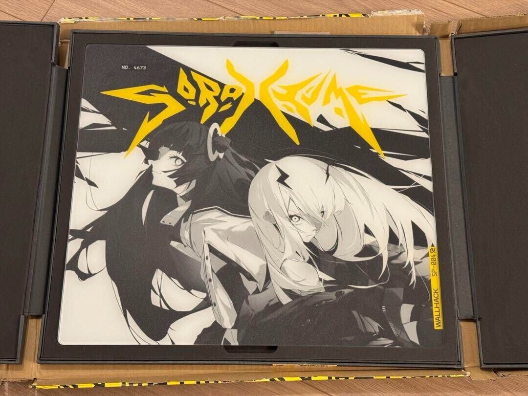WALLHACK SKYPAD SP-004 Limited Edition Twins Glass Mouse Pad WALLHACK SKYPAD SP-004 Limited Edition Twins Glass Mouse Pad