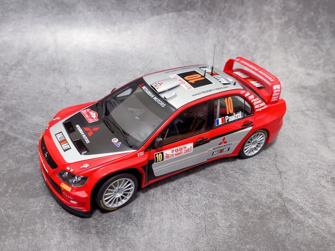 オートアート1/18 三菱ランサー WRC05 PANIZZI ＃10 AUTOart 1/18 Mitsubishi Lancer WRC05 PANIZZI 10 Monte Carlo