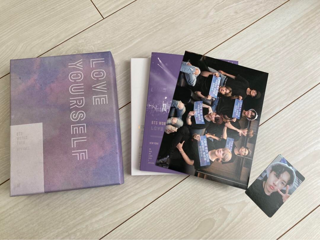 BTS WORLD TOUR LOVE YOURSELF New York DVD With Photo Book J