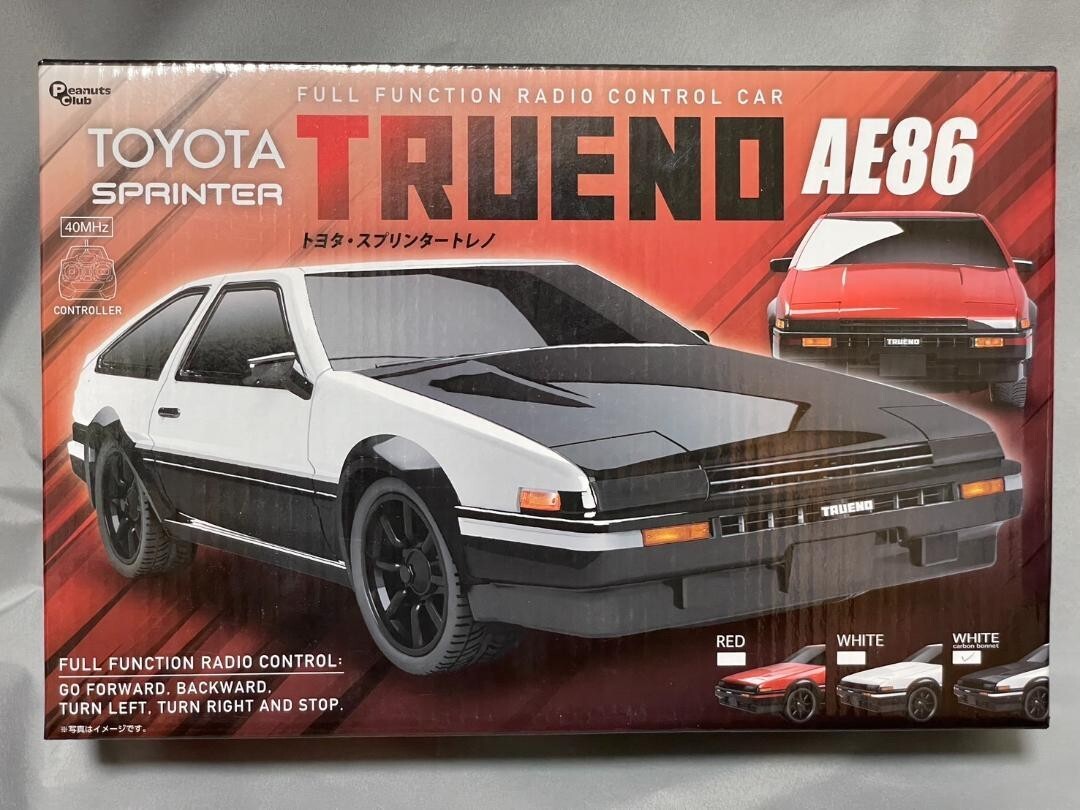 TOYOTA86   FULL FUNCTION RC Car3台セット Kyosho RC Mini Z TOYOTA TRUENO AE86 AWD Drift -RTR- *WHITE*