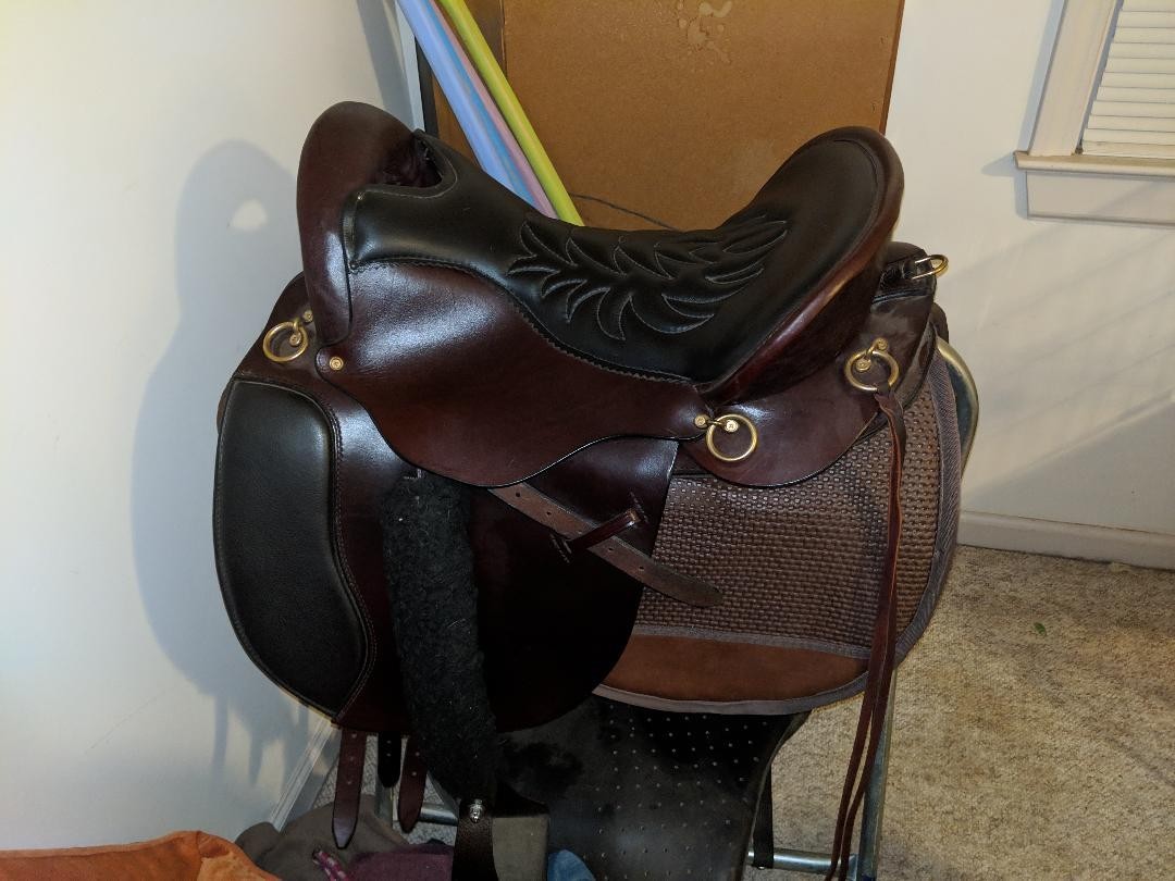 Tucker endurance saddle black and brown