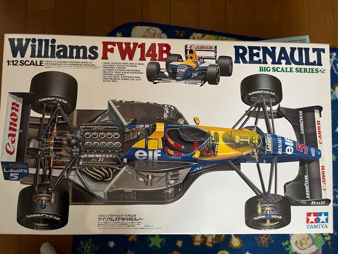暁*月様 TAMIYA Williams FW 12C Renault ボディパ TAMIYA 1/12 WILLIAMS FW14B RENAULT Big Scale Model Kit Toy