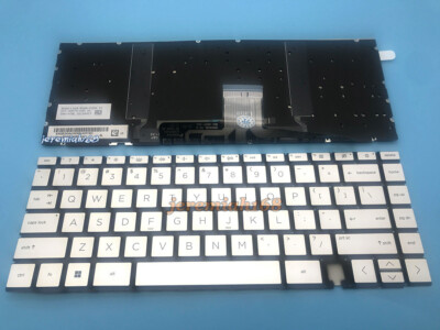 NEW For HP Spectre x360 14-ea0000 14-ea1000 14-ea2000 English Keyboard Silver