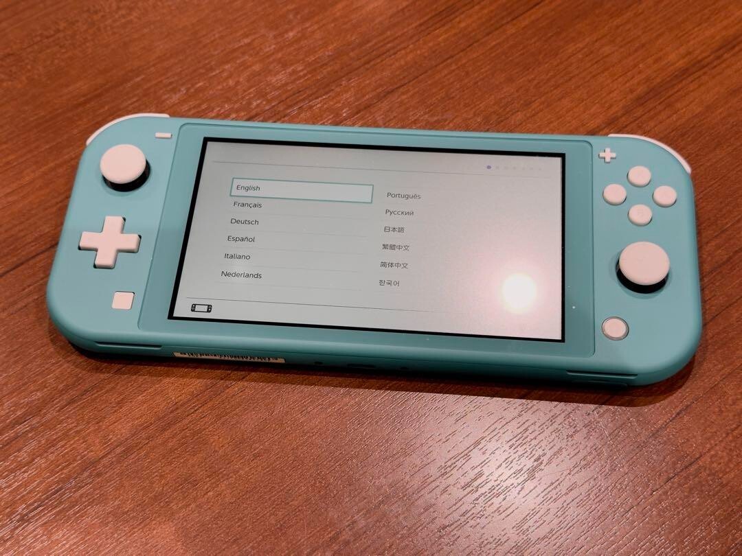 Nintendo Switch Lite Turquoise Blue Console Working Tested
