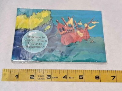 Vintage Captain Flint's Undersea Adventures Sticker Book Cerial Toy 