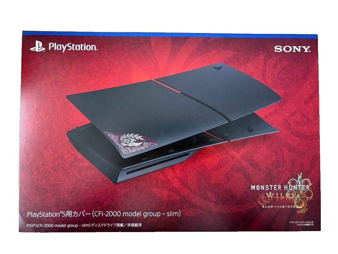 PS5-Slim Cover Monster Hunter Wilds Limited Edition Sony