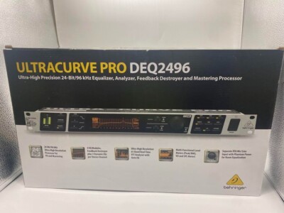 New BEHRINGER DEQ2496 Ultra-Curve Pro Digital Processors