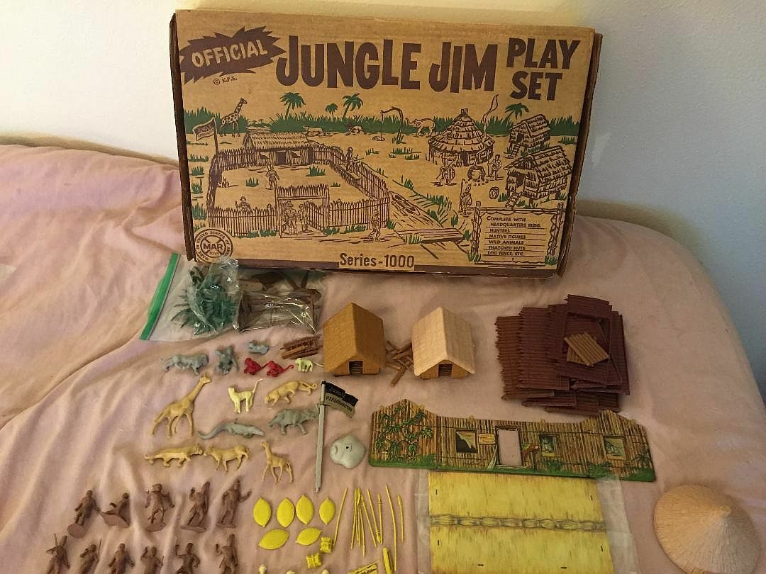 Marx Original-Vintage Jungle Jim Playset #3706