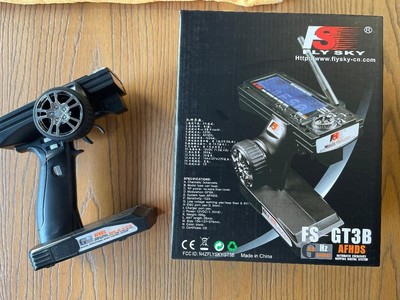 Flysky 2.4GHz 3CH FS-GT3B Radio Model RC LCD Transmitter & FS-GR3E Receiver Y4L4