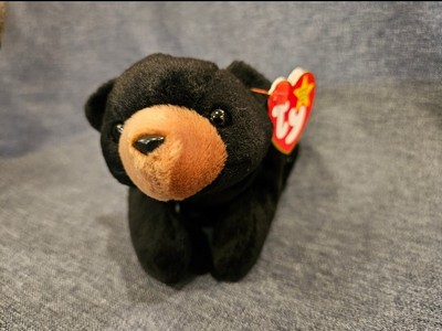 Ty Beanie Baby Blacky Bear Vintage, New with Tag