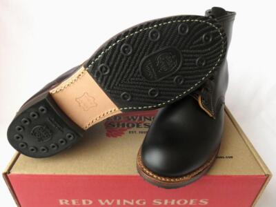 Pre-owned Red Wing Shoes Red Wing 9060 Beckman Boot Flat Box Width D Black Men Size 9.5d High Top Leather