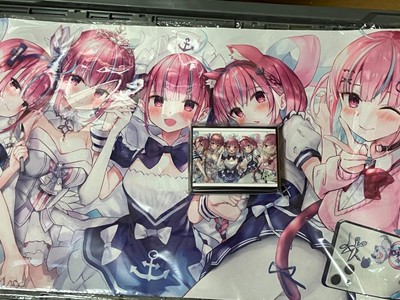 Hololive Midnight Blue Sleeve Play Mat Minato Akua M17 | eBay
