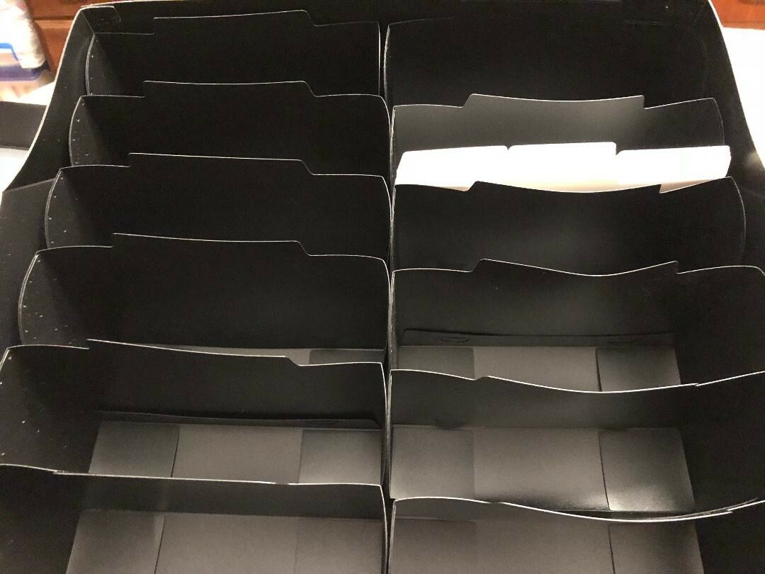 Creative Memories Large Power Sort Box Photo/Sticker/Paper Storage W/Divider