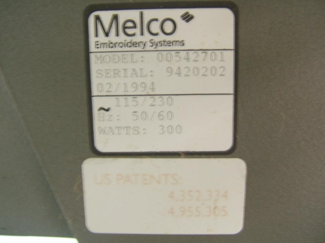 Melco Commercial Embroidery Machine