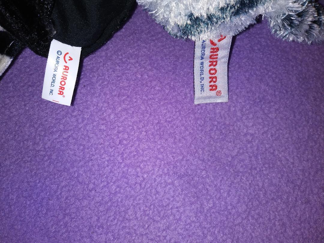 Aurora Plush White Tiger Stuffed Animal with Matching Purse