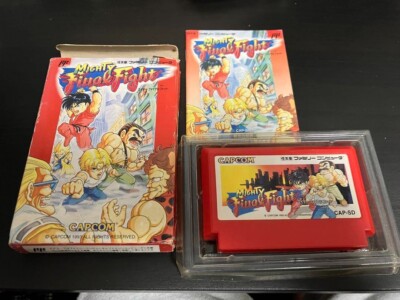 Nintendo Famicom Mighty Final Fight CAP-SD NES Capcom Cartridge