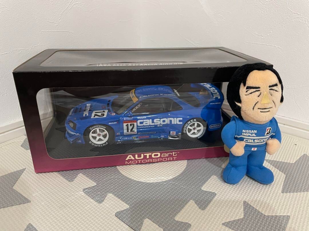 ミニカー AUTOart Nissan GT-R (R34) CALSONIC 1/18 1/18 AUTOart Nissan skyline R34 GT-R JGTC 2002 calsonic #12