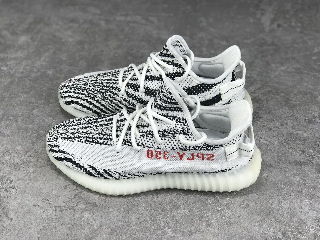 Pre-owned Adidas Originals Adidas Yeezy Boost 350 V2 Gray Real Boost Cp9654 Men's Comfort Shoes Ds In White