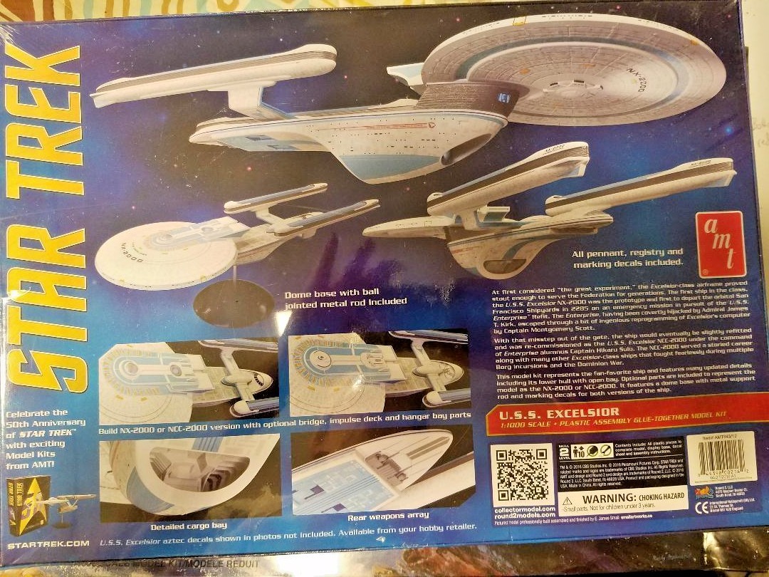AMT STAR TREK USS ENTERPRISE SET 1/2500 MODEL KIT NEW
