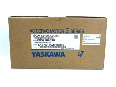 YASKAWA ELECTRIC SIGMA-7 SGM7J-04A7C6E 400W AC SERVO MOTOR 3-PHASE/200V