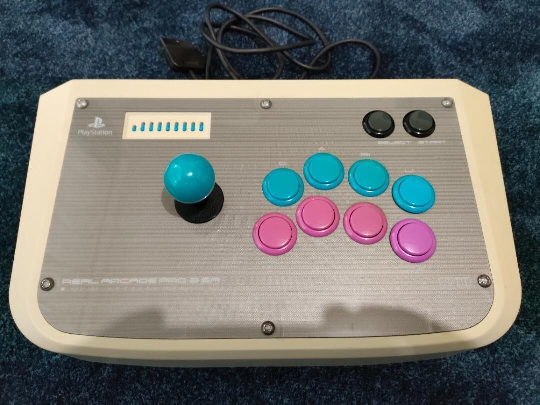 PlayStation2 - HORI ホリ リアルアーケードPro.2 SA Real Arcade Pro.2 SA Hori PS2 Game Fighting Stick Working