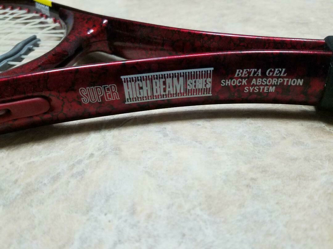 A Wilson Super High Beam Series Pro 110 Tennis Racket