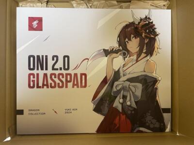 d*p様 Yuki Aim Glass Mousepad Oni 2.0 Lar Yuki Aim Mousepad - Oni 2.0 Collection | Large Gaming Mouse