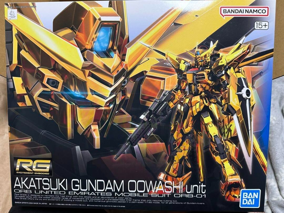 ロボット RG AKATSUKI GUNDAM OOWASH Unit RG 1/144 #41 ORB-01 Akatsuki Gundam (Oowashi Unit) – USA