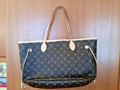 NWT $2000~LOUIS VUITTON MONOGRAM NEVERFULL CERISE MM TOTE  - 7/6/2024